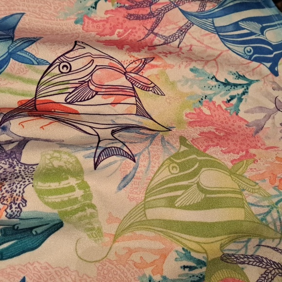 Skinz Woman's Size Small Beachy Coastal Swim Skirt - Picture 2 of 7